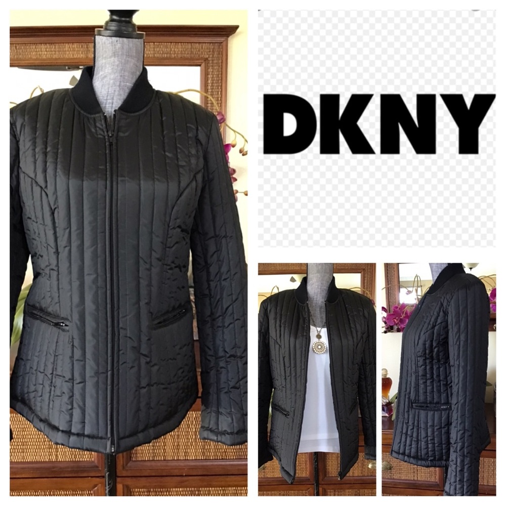 🆕DKNY Black Puffer Jacket.  NWOT.